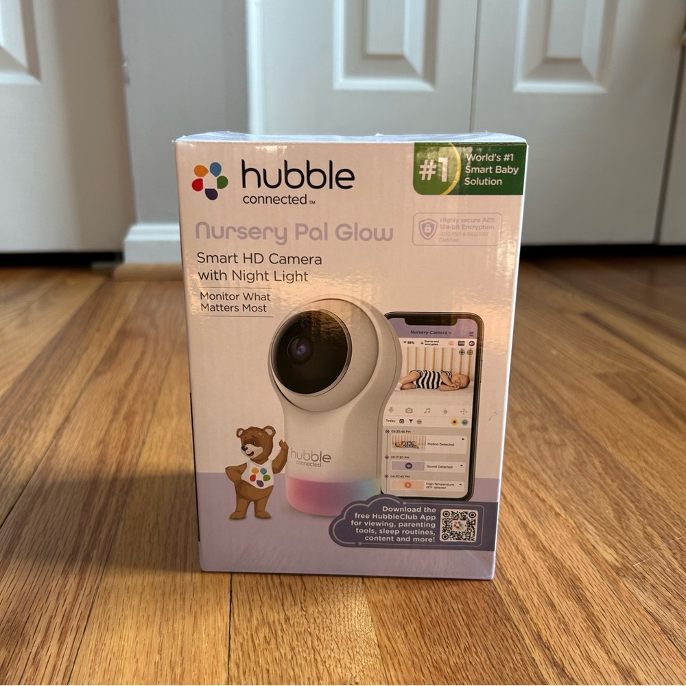 Hubble Connect Nursery Pal Glow Smart HD Camera with Night Light